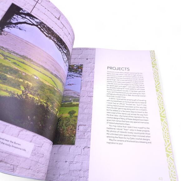 Contemporary Celtic Crochet by Bonnie Barker 24 Cabled Designs Sweaters Scarves - Picture 4 of 7